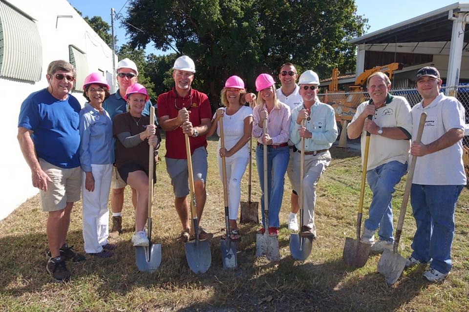 Sammy Sparks at the Tom Baker Building groundbreaking